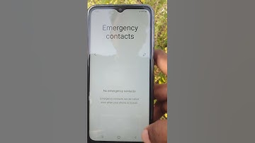 Emergency contact settings in Samsung Galaxy A04 Smartphone #samsunga04