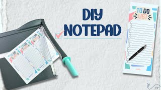 DIY Notepad | How To Make A Notepad | To Do List