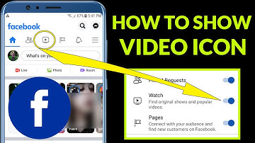 How to restore watch video icon in facebook shortcut bar - updated trick 2021