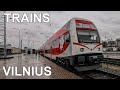 🇱🇹 LTG Link Trains - Vilnius Station - Lithuanian Railways (2023) (4K)