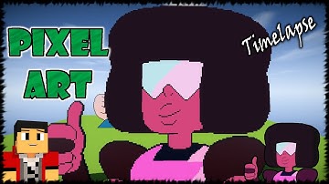 Minecraft: Pixel Art - Garnet | Steven Universe