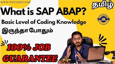 What is SAP ABAP ? | Basic Level of Coding | How To Learn SAP ABAP ? | IT STU2PRO | BN Reviews