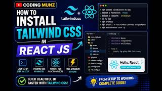 How to Install Tailwind CSS in React 🔥 | Tailwind CSS Setup with Vite