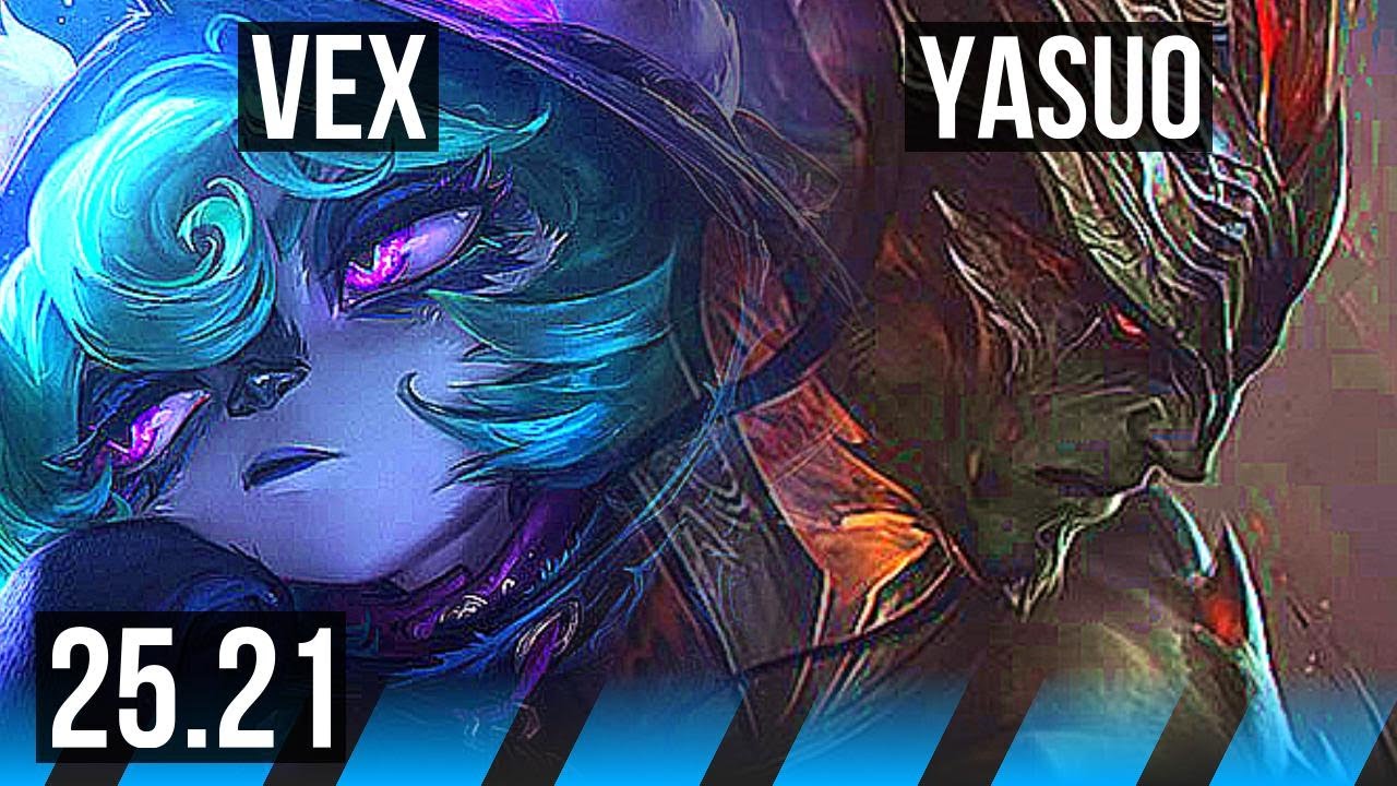 VEX vs YASUO (MID) | KR Master | 25.21