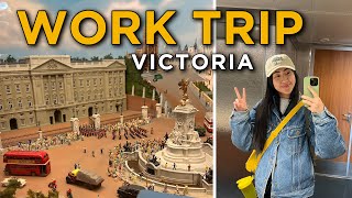 Work Trip to Victoria + Visiting Miniature World | VLOG