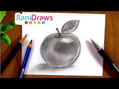 Video: Cómo Dibujar Una Manzana Con Un Lápiz