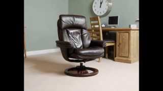 Porto Swivel Recliner Footstool