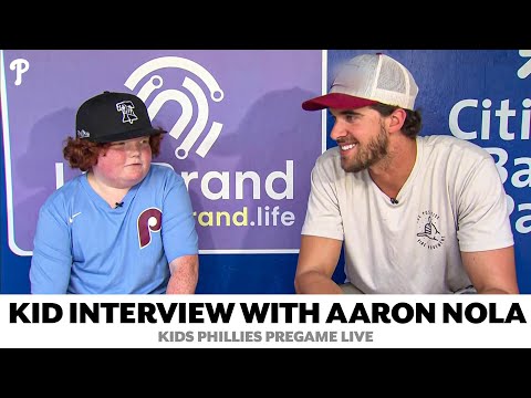 Our kid reporter sits down with Aaron Nola to ask the hard hitting  questions