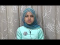 Maryam is reciting Umm Al-Qur'an - Surah Al-Fatiha