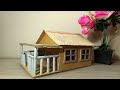 DIY Tiny House Model from Waste Cardboard | Easy & Beautiful Craft Idea