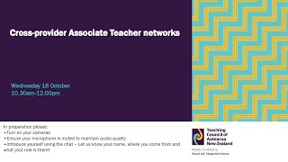 Associate Teacher Networks, 18 October 2023