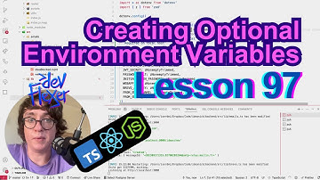 Lesson 97. Creating Optional Environment Variables (TypeScript, Node.js, React)