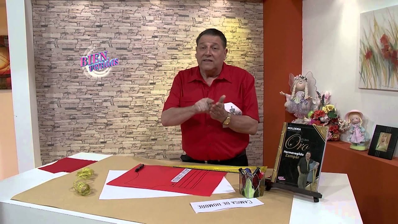 Hermenegildo Zampar - Bienvenidas TV en HD - Cartera escondida de la camisa de hombre | DIY Moldería