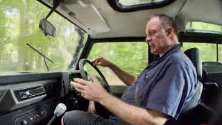 2000 land rover defender 90 TD5 county 6 seater for sale in action + starting, idling