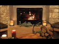 Christmas Music with A Warm Fireplace, Relaxing Christmas Carols, Peaceful Christmas Jazz