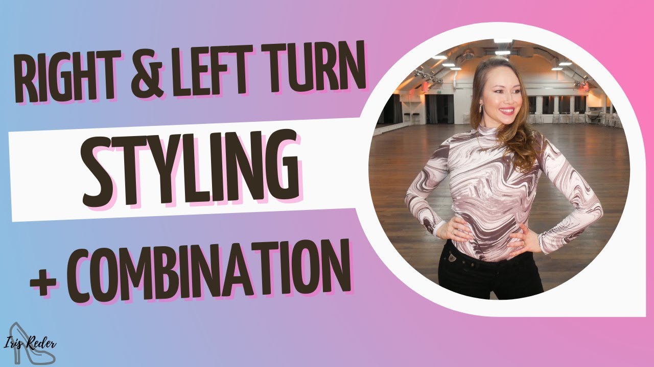 SALSA Basic RIGHT TURN & Basic LEFT TURN add beautiful styling arms ...