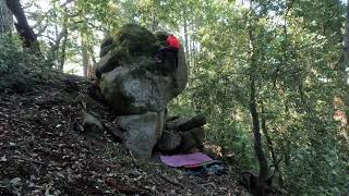 Castle Rock Bouldering: Indian Rock, The Office, Big Boss Man (V3)