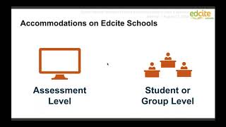 [Edcite Schools Webinar] Providing accommodations from a distance