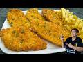Filetes De Pollo Empanados Jugosos y Crujientes 😍 ¡Te encantará!