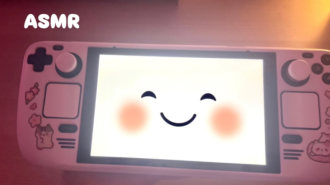 ASMR Playing With My Modded Steam Deck 🎧💕 Whispering, Tapping, Scratching, Mic Triggers 💕🤗