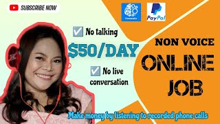 NONVOICE ONLINE JOB || Make money by listening to calls || HUMANATIC || $50/day #humanatic