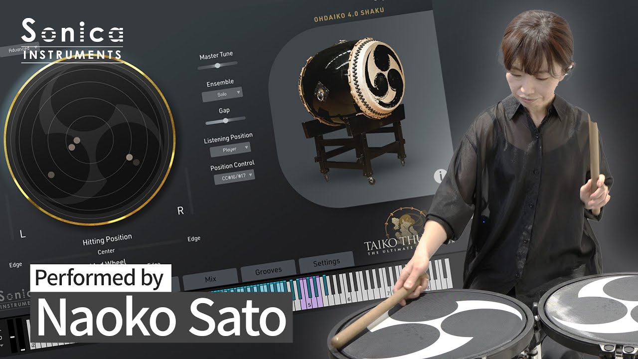 TAIKO THUNDER with TAIKO-1 - OHDAIKO 4.0 SHAKU Performed by Naoko
