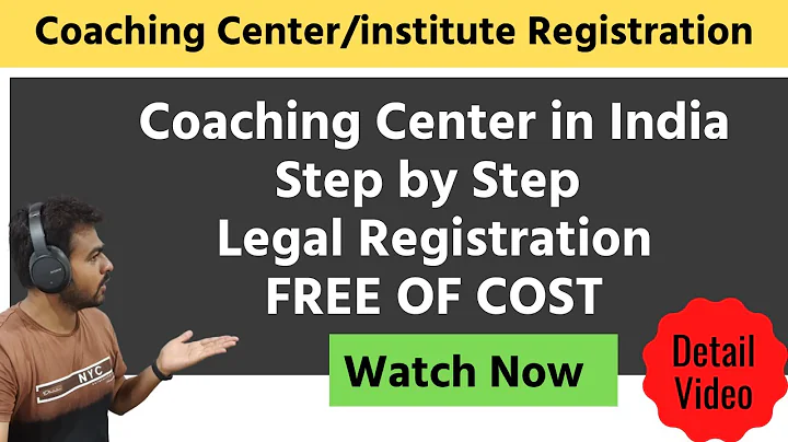 How to Register Coaching Institute Centre Classes in India : Step by Step 2022 Online Process - DayDayNews