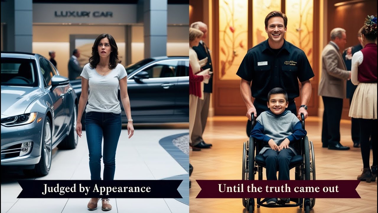 She Came in Jeans He Laughed—Until Her Husband Showed Up in a Rolls-Royce