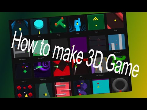 How to make a 3d video game in Android Studio| How to make game in ...