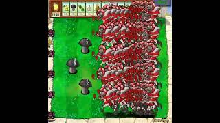 Doom-shroom vs Football Zombie… Total Destruction #pvz #pvzshorts #plantsvszombies