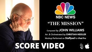 The Mission - NBC News - Score Mockup Video on Staffpad (JOHN WILLIAMS)