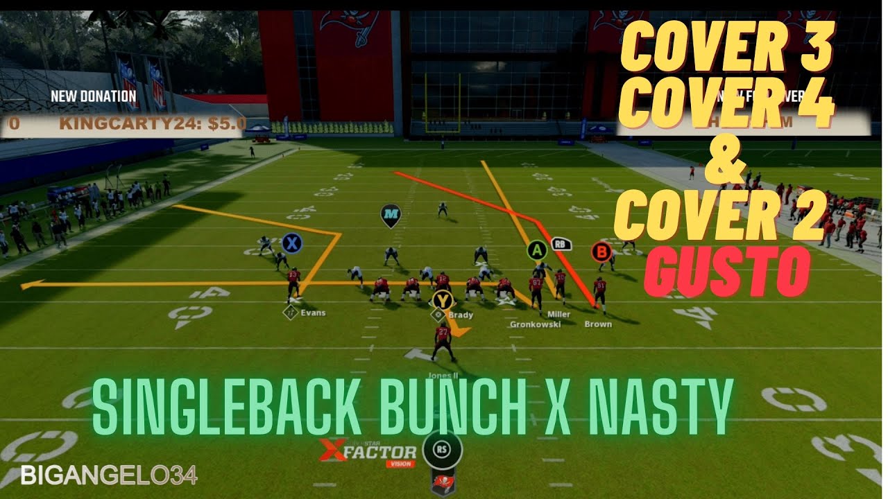 Madden 22 Singleback Bunch X nasty (PA Post Dig) cover 2 cover 3 and ...