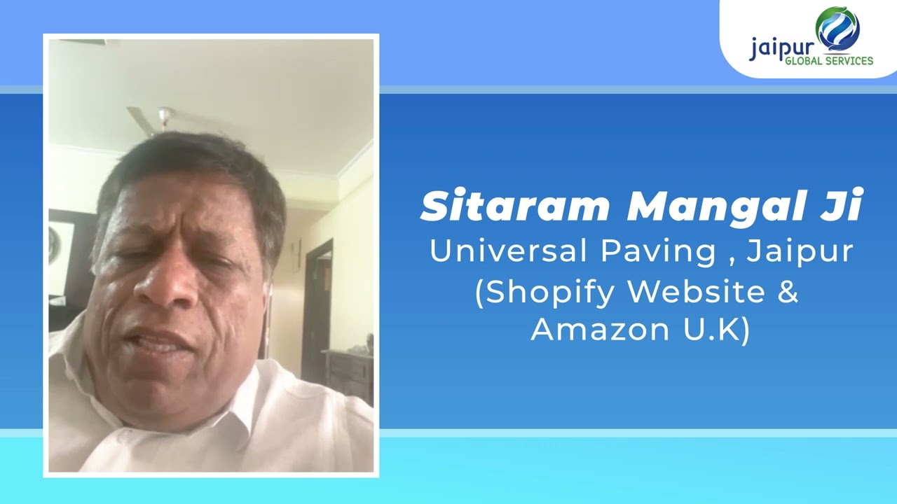 Sitaram Mangal Universal Paving Shopify Website & Amazon UK Client Feedback