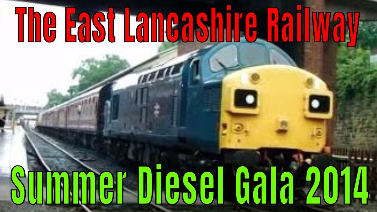 EAST LANCASHIRE RAILWAY (ELR) Diesel Trains, Bury (British Tourist Railroad nr Manchester, UK)