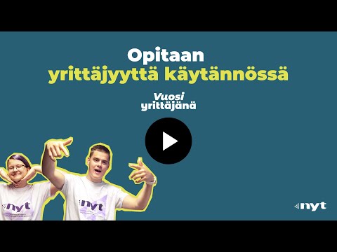 NYT Vuosi yrittäjänä: opettajan käyttökoulutus 2026