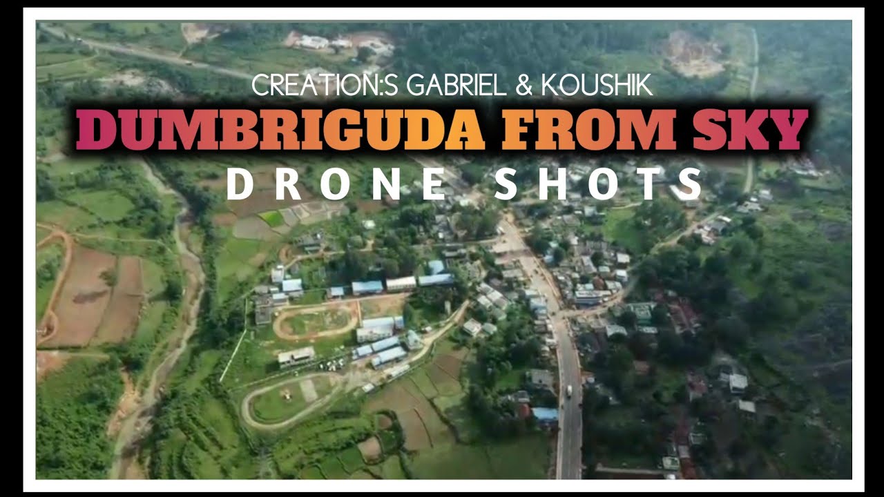 SKY VIEW|Dumbriguda from sky|Drone view| 