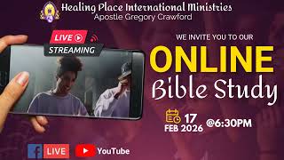 Join us for Bible Study Tuesday at 6:30pm cst, Live Online