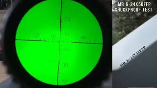 Shockproof of T-EAGLE MR 6-24X50FFP Riflescope