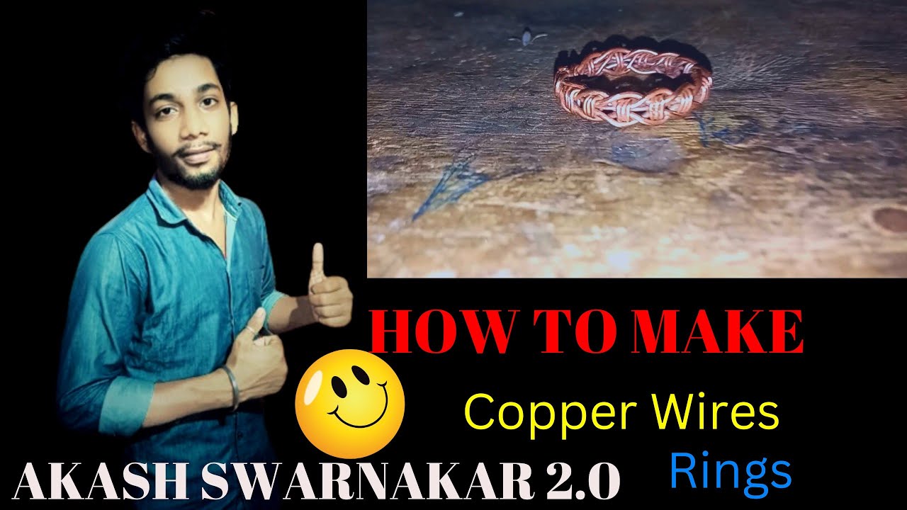|| How To Make Copper Wires Rings ||..😃[ Copper Wires New simple Rings ...
