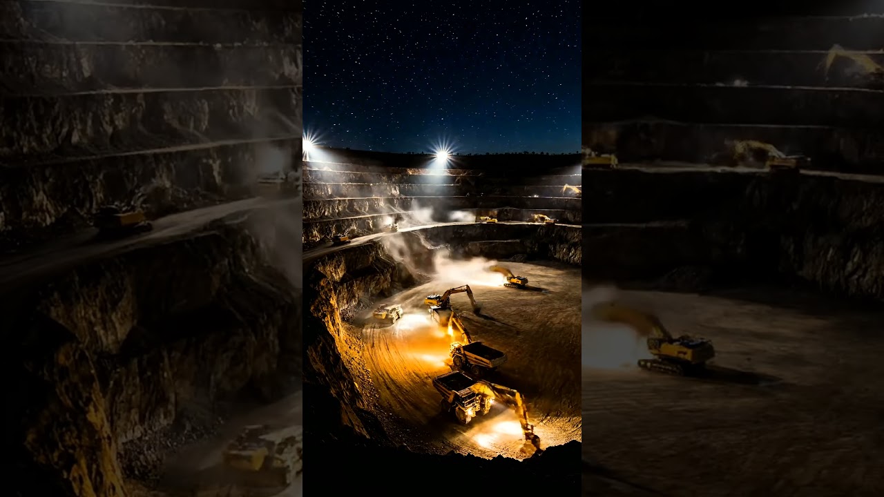 Massive Excavator & Dump Truck: Quarry Power! 🚚💥 