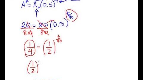 Half-Life Question - Solving for Time (Using Logarithms) #1