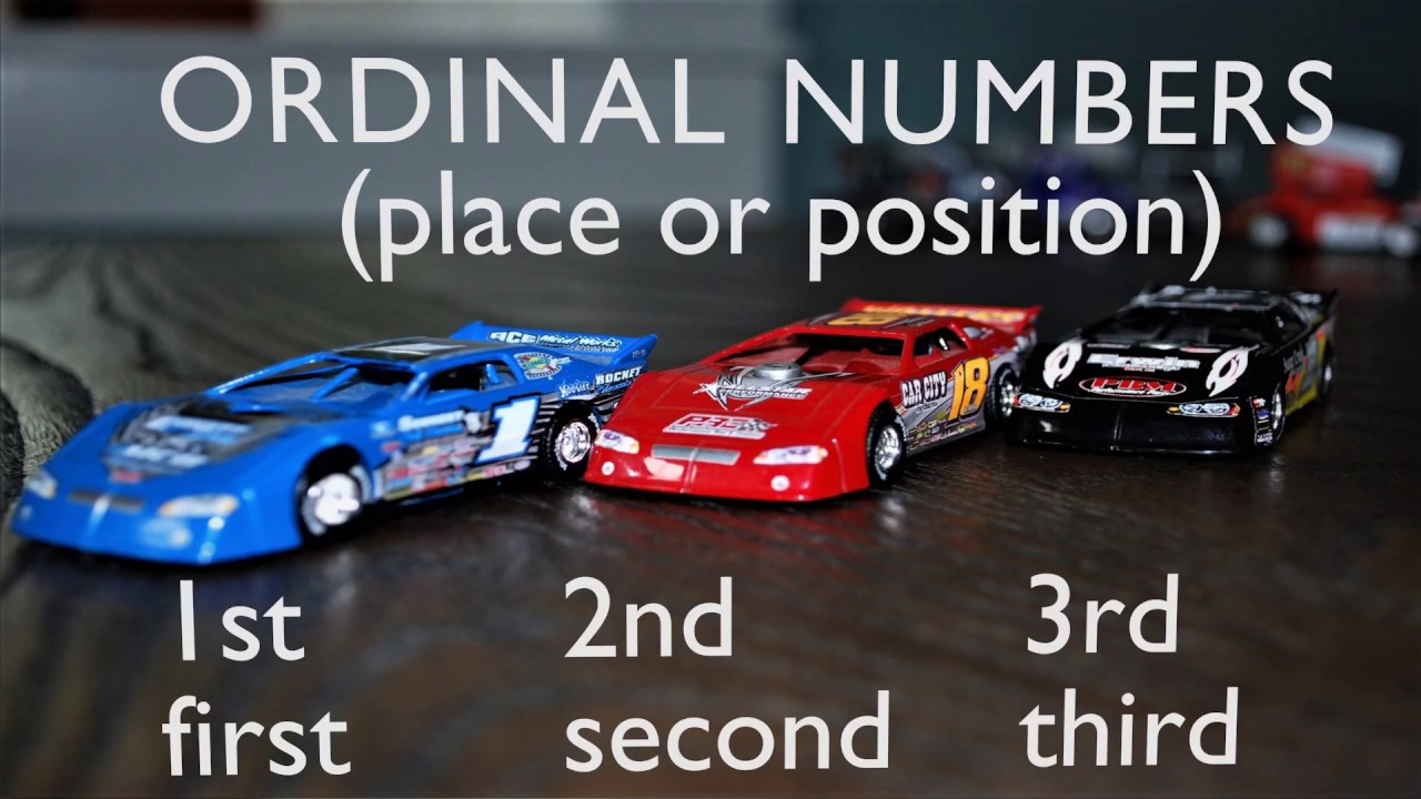 Ordinal numbers | First, second, third - YouTube