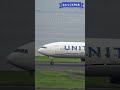 ユナイテッド航空 トリプルセブン離陸！ N796UA Boeing 777-200ER 羽田空港 第2ターミナル展望デッキ HanedaAirport 24-01 #shorts #haneda