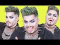 Adam Lambert Does an Easy Vampire Makeup Tutorial for Halloween! | That's So Emo | Cosmopolitan