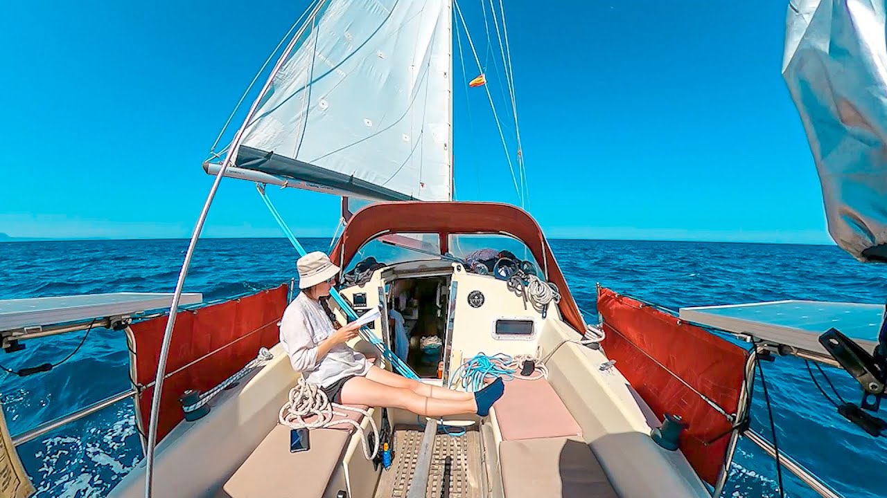 No Drama, Just sailing | A 20 HOUR light wind SAIL TO IBIZA | Chasing Currents EP 46