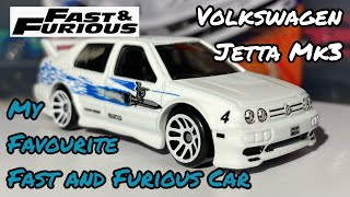 Hot Wheels Fast And Furious Volkswagen Jetta Mk3 (HW Decades Of Fast) Review And Showcase!