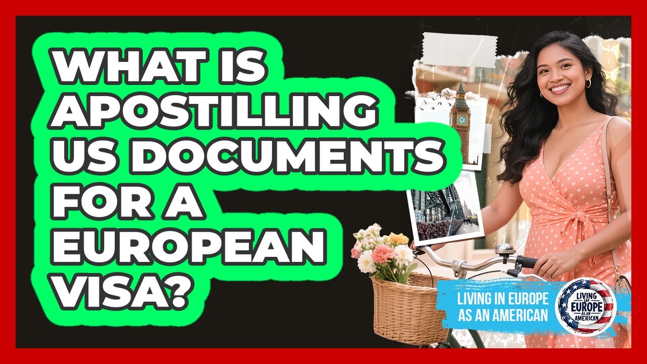 What Is Apostilling US Documents For A European Visa? - Living in Europe as an American