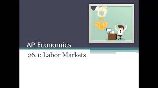 AP Micro: Unit 5 26.1 Intro to Labor
