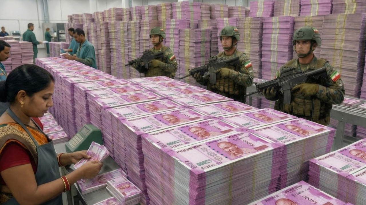 Inside India’s Ultra-Secure Currency Factory 🇮🇳 | How Rupees Are Printed