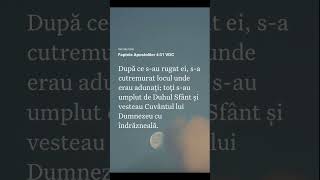 Versetul zilei -Rusaliile #pace #credinta #rusaliile #love Dumnezeu #crestini #biblia